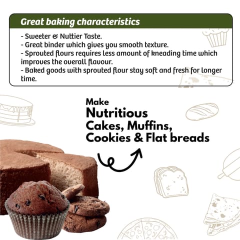 NIHKAN Gluten-Free Millets Baking Mix (454 gms)