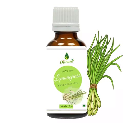 Oilcure Lemon Grass Essential Oil- 30 ml
