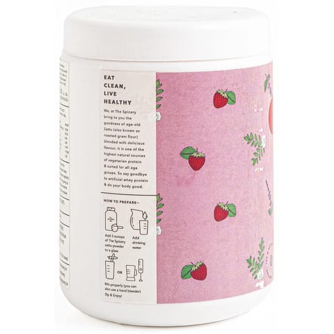 Sattu Powder - Women - Strawberry Flavour 375g