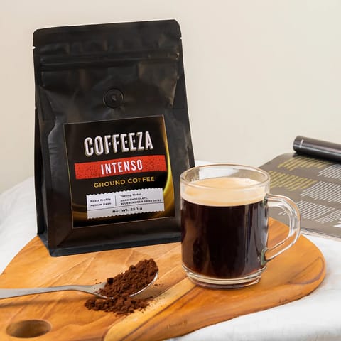 Coffeeza Intenso Ground Coffee - Medium Grind (250gm)