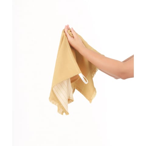 Doctor Towels Aluvera Double Cloth Hand Towel 45 x 60 cm Sunset Gold Pack of 2
