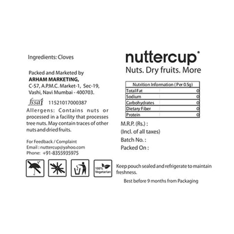 Nuttercup Clove 200gms