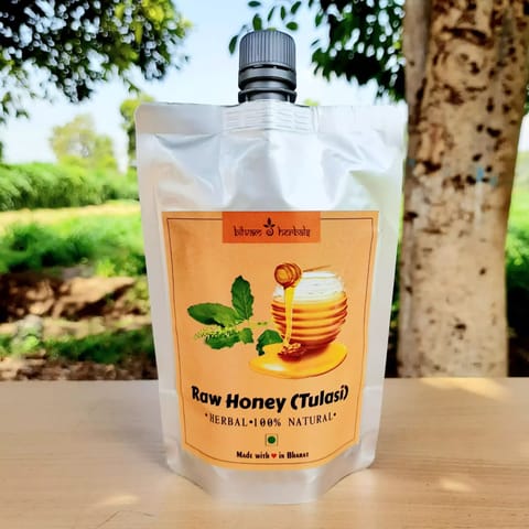 Bilvam Herbals Raw Unprocessed Honey - Wild Forest Tulasi 250 gms
