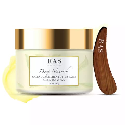 RAS Luxury Oils Deep Nourish Butter Balm For Skin, Hair & Nails (40 gm)