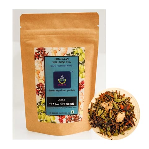 MENCHA Digestion Tea - Handmade - Caffeine Free - 5 Tea Bags | Pack of 2