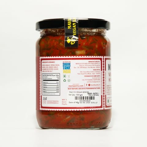 MAVIS Vegan Kimchi 500 gms