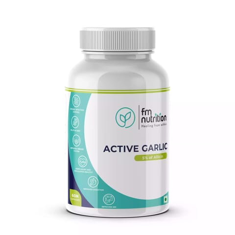 Autoimmunity Care FMN Active Garlic: 5% Allicin (60 Capsules)