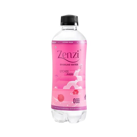 Zenzi Lychee Rose Sparkling Water - Pack of 6