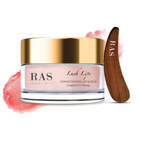 RAS Luxury Oils Lush Lips Conditioning & Brightening Lip Scrub (8 gm)