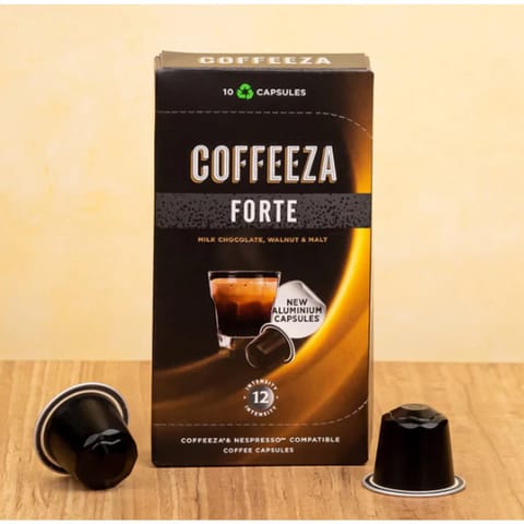 Coffeeza Forte Aluminium Coffee Capsules (55gm)