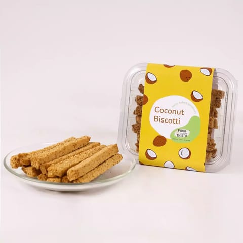 Four Thirty Coconut Biscotti 100gms