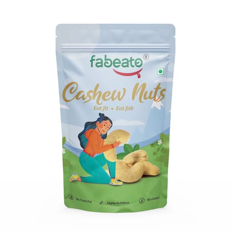 Fabeato Natural Premium Whole Raw Cashews  (200 g)