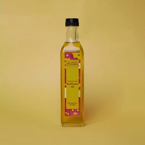 Local Sparrow |Cold Pressed Sunflower Oil | 1 litre