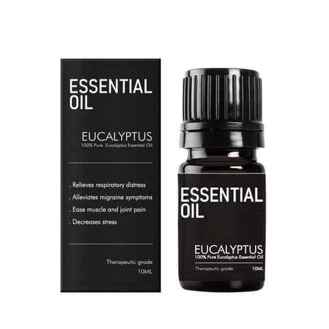 Secret Alchemist Eucalyptus Essential Oil, Perfect For Steam Inhalation, Eases Muscle and Joint Pain (10 gms)