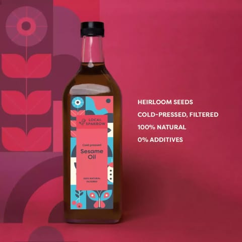 Local Sparrow |Cold Pressed Sesame Oil | 1 litre