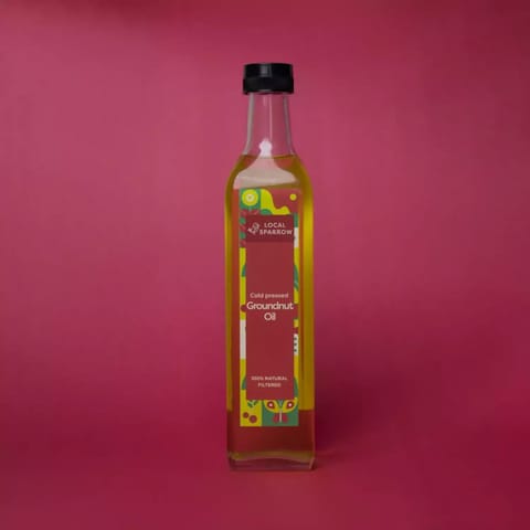 Local Sparrow |Cold Pressed Groundnut Oil | 1 litre