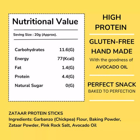 Four Thirty Zaatar Protein Sticks (200 gms)