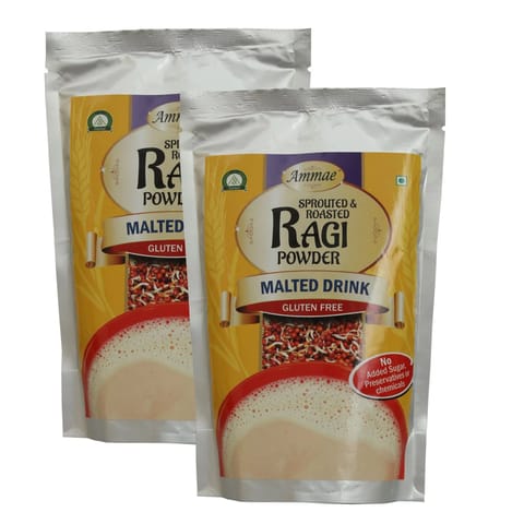 Ammae Sprouted Ragi Powder 400g ( Pack of 2 )