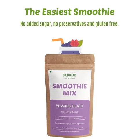 Goodio Eats - Thrive On Goodness Berries Blast Smoothie Mix (150 gms)