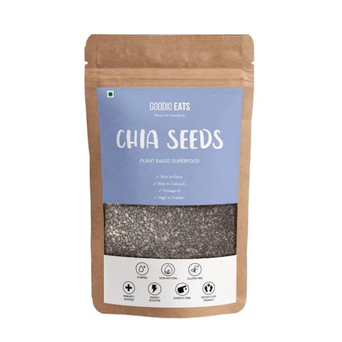 Goodio Eats - Thrive On Goodness Chia Seeds, 250 gms