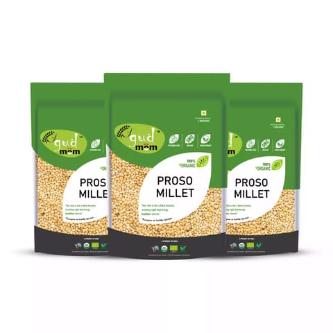 Gudmom Organic Proso Millet 500 g ( Pack Of 3 )