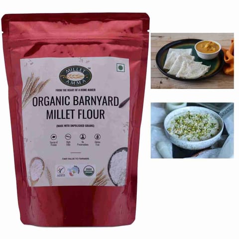 Millet Amma Organic Barnyard Millet Flour | 1kg