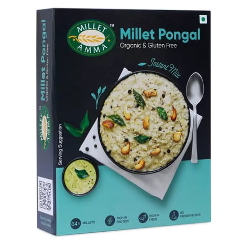 Millet Amma Organic Millet Pongal Mix | Easy & Ready to Cook | Instant Breakfast Mix