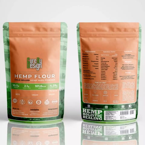 Cure By Design Hemp Seed Flour 500gm