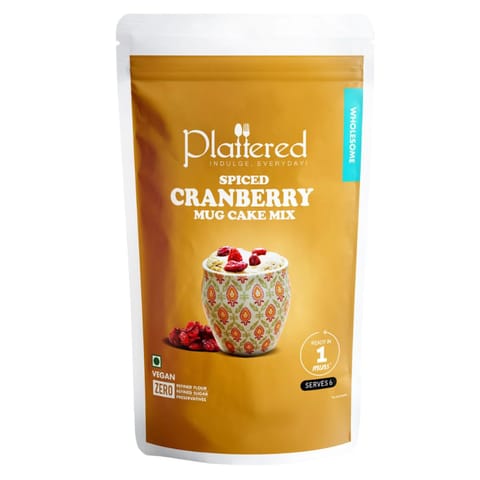 Plattered Spiced Cranberry Mug Cake Mix (240g)