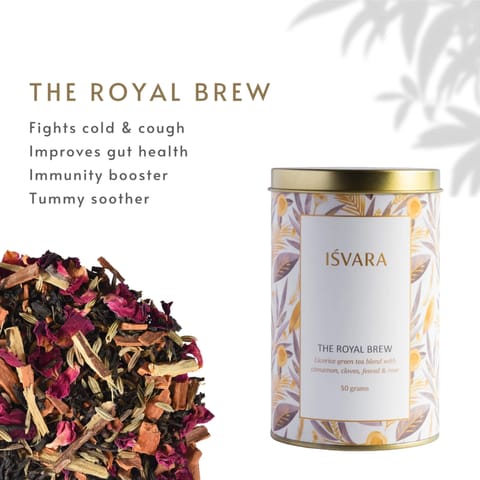 Isvara Green Teas Bundle (Pack of 3 Tea Tins) | 130 gms