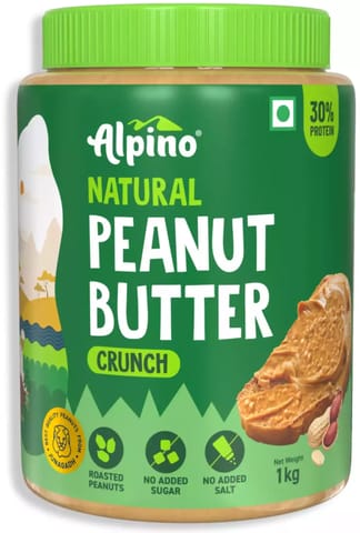 Alpino Natural Peanut Butter Crunch 1 kg