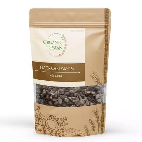 Organic Gyaan Organic Black Cardamom 100g