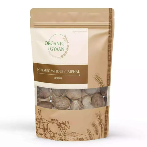 Organic Gyaan Jaiphal / Nutmeg Whole 50g