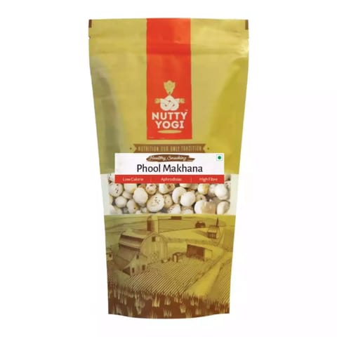 Nutty Yogi Phool Makhana / Fox Nuts 100G(Pack of 2)