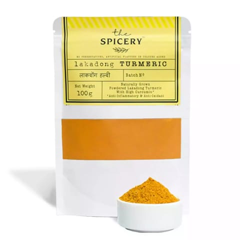 The Spicery 7-9% Curcumin Lakadong Turmeric Powder 100g