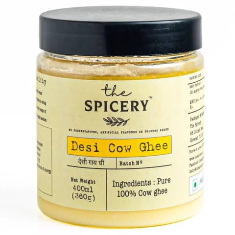 The Spicery Desi Cow Ghee 400ml