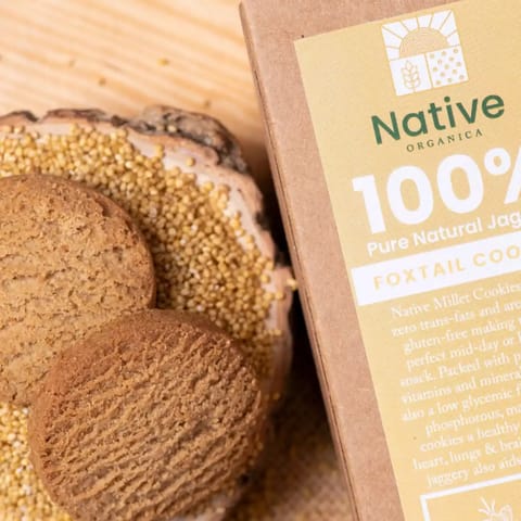 Native Organica Cookie Foxtail 100 gm - Pack of 2