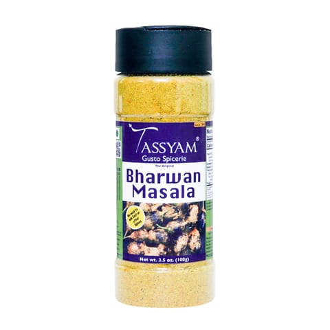 Tassyam Organics Bharwan Masala 100g | Dispenser Bottle, All Natural, Flavour Burst