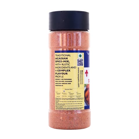 Tassyam Organics Cajun Spice Seasoning 100g | Dispenser Bottle, All Natural