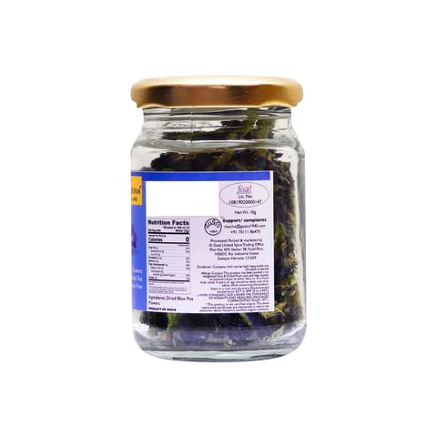 Teawery Blue Pea Tisane 10g | Caffeine Free Herbal Tea by Tassyam Organics