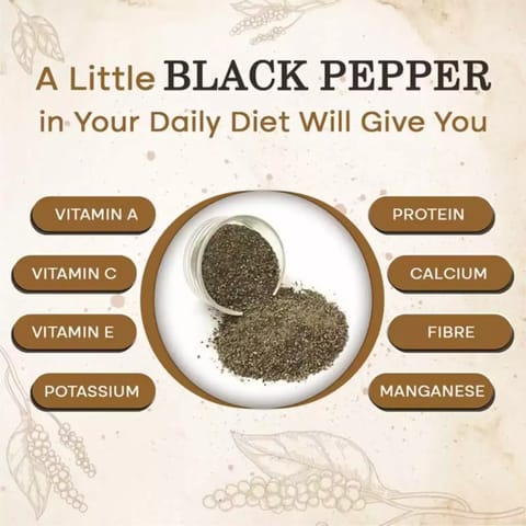 Organic Gyaan Kali Mirch Powder/ Black Pepper Powder (100 gms)