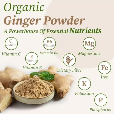 Organic Gyaan Sonth Powder | Dry Ginger Powder 100g