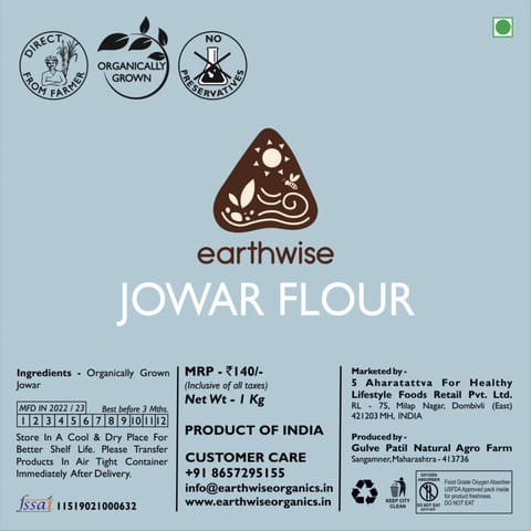 Earthwise Jowar Flour 1kg