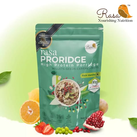 Rasa's Proridge- High Protein Porridge Rich Vanilla 300 gms