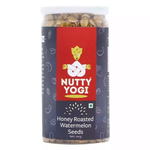 Nutty Yogi Honey Roasted Watermelon Seeds 100g(Pack of 2)
