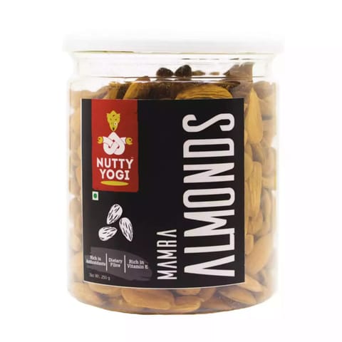 Nutty Yogi Mamra Almonds 250 Gm