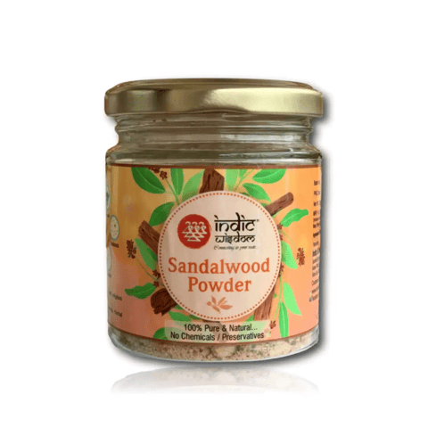 IndicWisdom White Sandalwood Powder (25 gm) (No Chemicals or Additives, Pure & Natural)