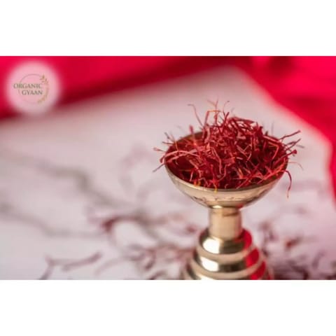 Organic Gyaan Original Kashmiri Saffron (Kesar) 1gm