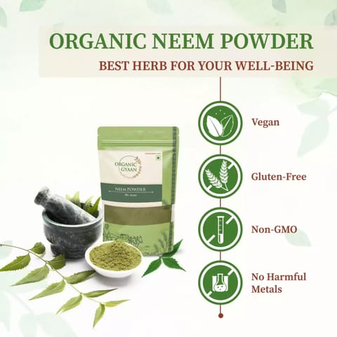 Organic Gyaan Neem Leaves Powder (100 gms)