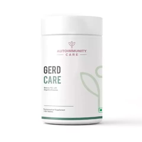 AutoimmunityCare GERD Care: Betaine HCL with digestive enzymes (120 Tablets)